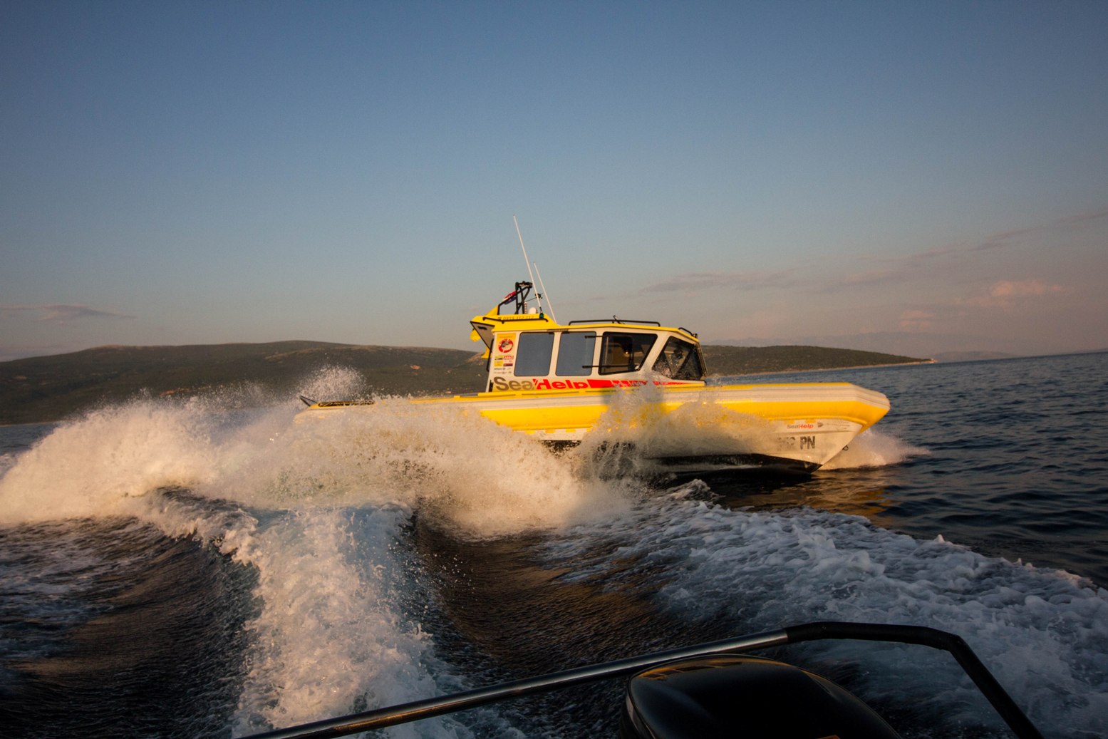 Die neuen SeaHelp-Einsatzboote konnten schon mal vor Punat ihre Performance unter Beweis stellen.
